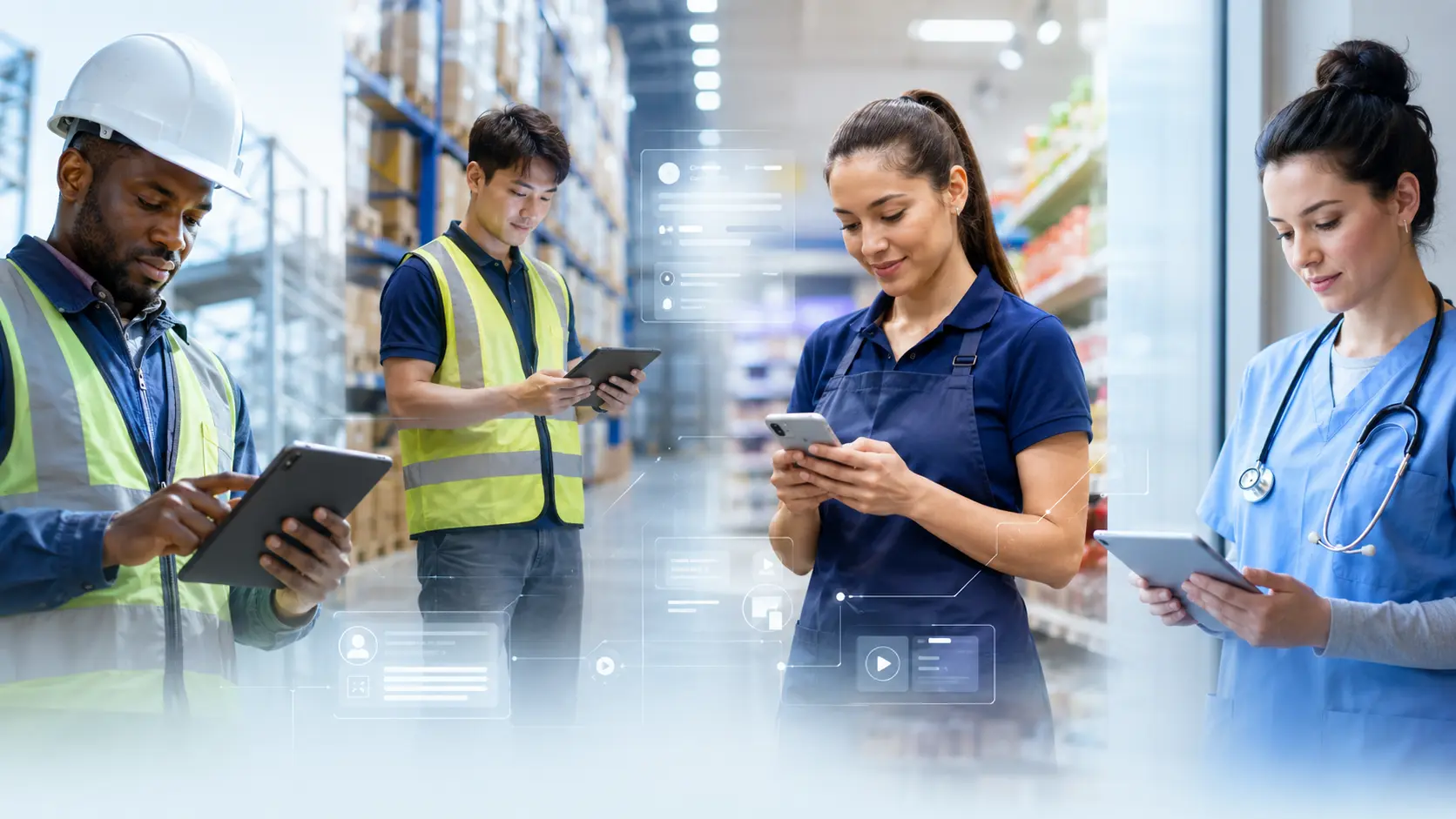 Mobile Learning for Frontline and Deskless Workers: An LMS Design Guide 